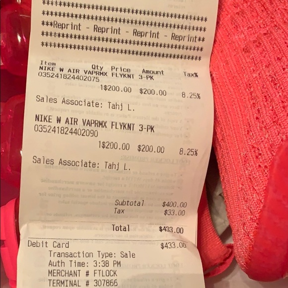 Nike Air VaporMax Flyknit 3 Triple Pink *SOLD OUT* - Picture 6 of 8